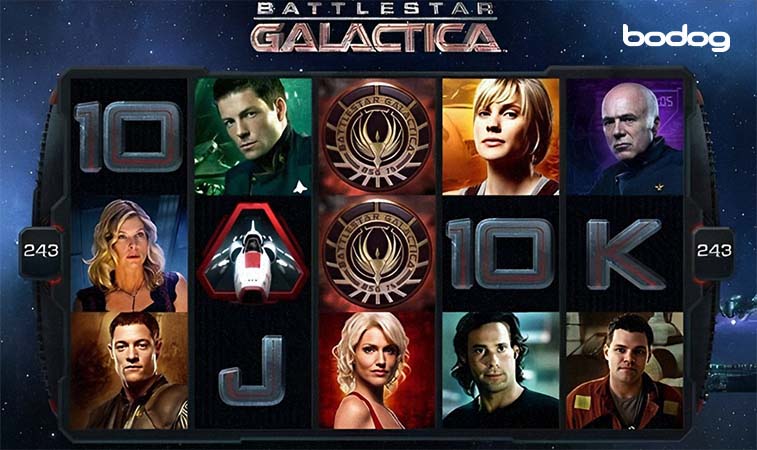 Como se joga o slot Battlestar Galactica online?
