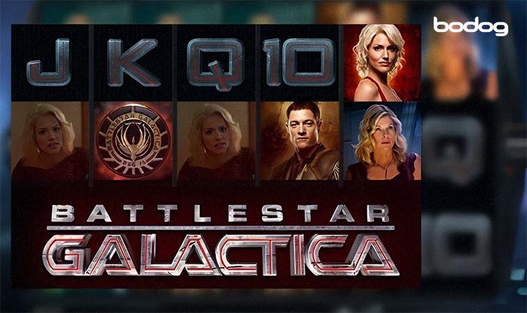 O design do slot Battlestar Galactica