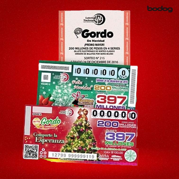 Premios en el sorteo del Gordo de Navidad