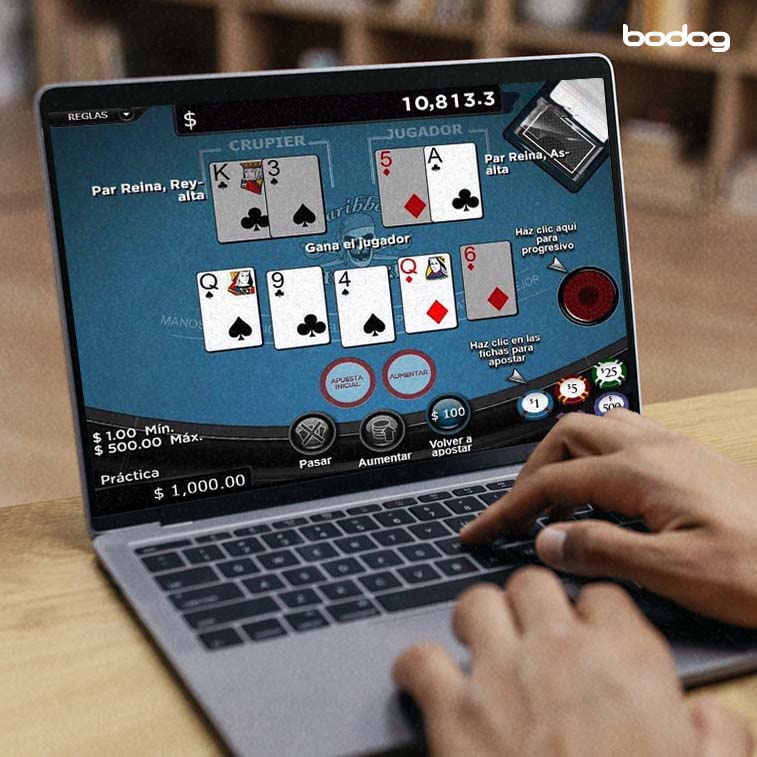 Jackpot Progresivo en Caribbean Stud Poker