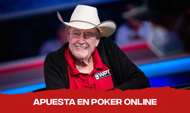 doyle brunson sonriendo en torneo