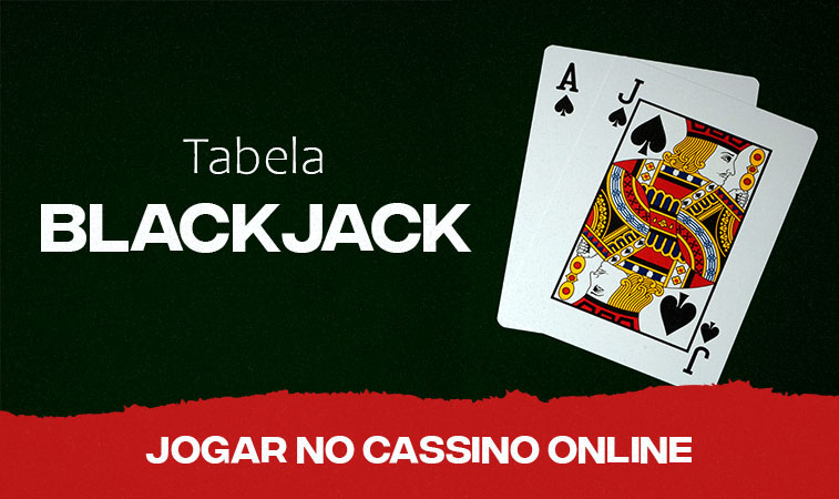 tabela blackjack cartas