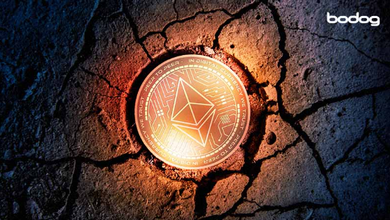 ethereum moeda no chao
