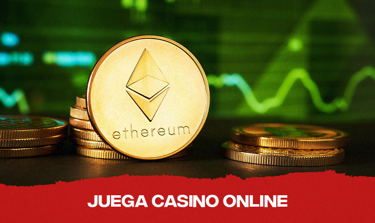 Moneda ethereum dorada