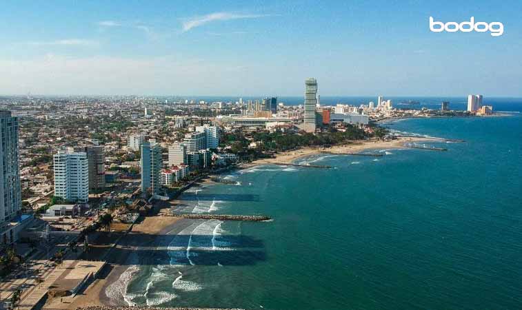 costanera de Veracruz desde arriba